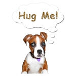 Josie says "Hug Me!"